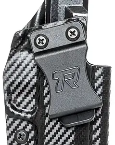 Rounded Gear SFAHELLCATPROCFRHVAR Kydex  IWB Black Kydex Fits Springfield Hellcat Pro Belt Clip Right Hand