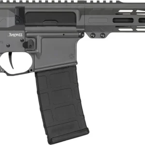 CMMG 30AB20FTNG Banshee MK4 300 Blackout 30+1 8" Black Nitride Medium Taper Threaded Barrel, EML 7" M-LOK Handguards, Tungsten Cerakote Aluminum Picatinny Rail Receiver, CMMG Zeroed Grips