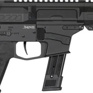 CMMG 92A0B0FAB Banshee MK17 9mm Luger 21+1 8" Black Nitride Medium Taper Threaded Barrel, EML 7" M-LOK Handguards, Black Armor Cerakote Aluminum Picatinny Rail Receiver, CMMG Zeroed Grips