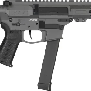 CMMG 99A3B0FTNG Banshee MKGS 9mm Luger 33+1 8" Black Nitride Medium Taper Threaded Barrel, EML 7" M-LOK Handguards, Tungsten Cerakote Aluminum Picatinny Rail Receiver, CMMG Zeroed Grips