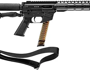 FREEDOM ORDNANCE FX9P10T FX-9  9mm Luger 31+1 10" Black Nitride Steel Barrel, M-LOK Handguards, Black Anodized Aluminum Picatinny Rail Receiver, Sling, Black AR15 Grips, Right Hand