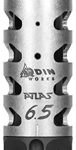 Odin Works MBATLAS6.5 Atlas Compensator 5/8-24 Threads 3" OAL 1" Diameter 6.5 Grendel