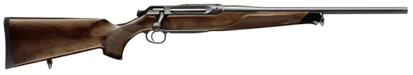 Sauer 80117096 505 Lux Full Size 30-06 Springfield 5+1 22" Matte Blued Threaded Barrel, Matte Blued Saddle Mount Steel Receiver, Grade 5 Wood Fixed Stock