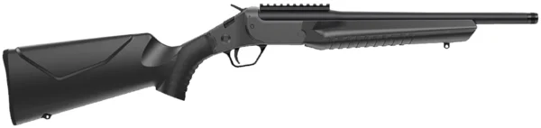 Rossi LWC044MBK LWC  44 Mag 1rd 16.50" Black Oxide Threaded Barrel, Black Picatinny Rail Steel Receiver, Black Fixed Synthetic Stock