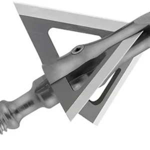 Muzzy 290 Trocar Broadhead 3-Blade Trocar Tip Solid Stainless Steel Ferrule Blades 100 gr/3 Per Pack