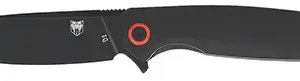 CobraTec Knives CTRATHBLK Rath  EDC 3.50" Folding Plain Black D2 Steel Blade, 4.50" Black G10 Handle