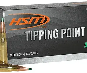 HSM  Tipping Point 2 Super Shock Tip 7mm Rem 162 gr Hornady SST 20 Per Box/ 20 Case