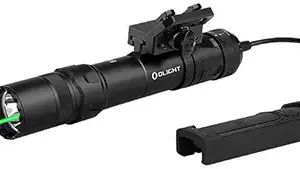 Olightstore Usa Inc ODINGLPBK Odin GL  Black Anodized 300/550/1,500 Lumens White LED Green Laser