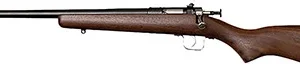 Crickett KSA2238LH My First Rifle Gen2 22 S/L/LR Single Shot 16.10" Stainless Steel Barrel & Receiver, American Walnut Fixed Stock, EZ Loader, Left Hand