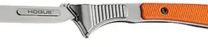Hogue 35874 Expel  2.050" Fixed High Carbon Steel Blade, Orange G10 Scales/SS Handle, Includes 3 #60 & 2 #70 blades.