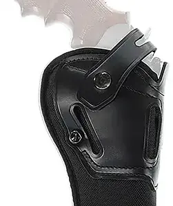 Galco SA845RB Switchback Strongside Crossdraw Belt Black Hybrid Leather-Synthetic Fits Arex Delta L Ambidextrous