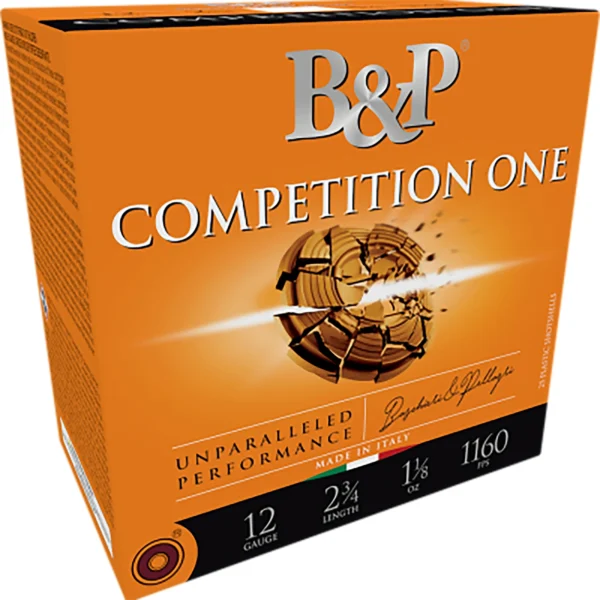 B&p Ammunition 12B18CP7 Competition One  12Gauge 2.75" 1 1/8oz 7.5Shot 25 Per Box/10 Case