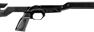 Mdt Sporting Goods Inc 107835BCF HNT26 Chassis System Black Carbon Fiber Fits Howa 1500 SA/ Weatherby Vanguard Compatible w/ AICS Mags Short Action ARCA