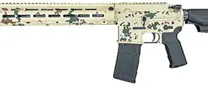 HK 81001007 MR762A1 75th Anniversary 7.62x51mm 20+1 16.50" Black Steel Barrel, Tropentarn Camo Picatinny Rail Aluminum Receiver, M-LOK Handguard, Black Synthetic Adjustable Stock, Black Polymer Grip