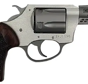 Charter Arms 53802 Coyote  380 ACP 5 Shot 2" Aluminum Small Rosewood Checkered Grip