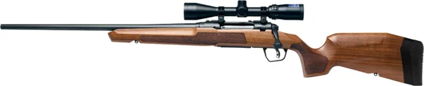 Savage Arms 32272 Axis 2 XP Combo 7mm-=08 Rem 4+1 22" Matte Black Sporter Barrel & Drilled & Tapped Carbon Steel Receiver, Ergonomic Hardwood Stock, Left Hand, Boresighted 3-9x40mm Scope