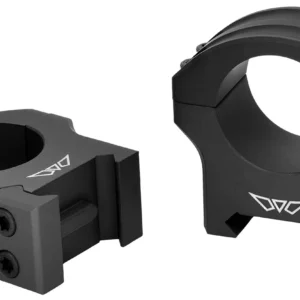 Warne 8501M  Hyperlite Matte Black 1" Medium