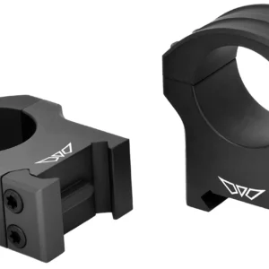 Warne 8502M  Hyperlite Matte Black 1" High