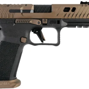 Canik HG7864N TTI Combat 9mm 10+1 4.60" Bronze/Black Polymer Grip