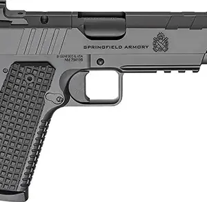 Springfield Armory PX9230LAOS 1911 Emissary 45 ACP 8+1 5" Stainless Steel Barrel Optic Ready Black Carbon Steel Slide VZ Grips Thin-Line G10 Grip