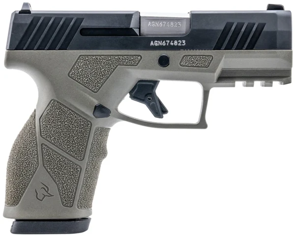 Taurus 1-GX2931O GX2  9mm 13+1 3.37" Matte Stainless Steel Barrel, Matte Black Serrated Stainless Steel Slide, OD Green Polymer Frame w/Picatinny Rail, Polymer Grip
