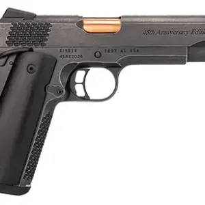 Kimber Mfg.,inc 3700841 45th Anniversary Limited Edition Full Size Frame 45 ACP 8+1 5" Titanium Nitride Distressed Cerakote Distressed Cerakote Black Horn Grip