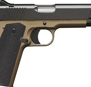 Kimber Mfg.,inc 3000460 Custom LW  45 ACP 8+1 5" Black FDE Black Textured Grip