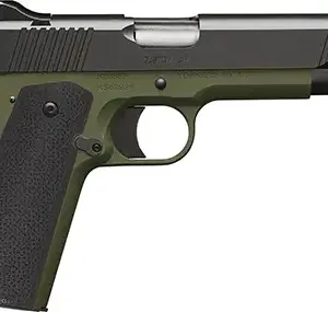 Kimber Mfg.,inc 3000465 Custom LW  9mm 9+1 5" Black Ranger Green Black Textured Grip