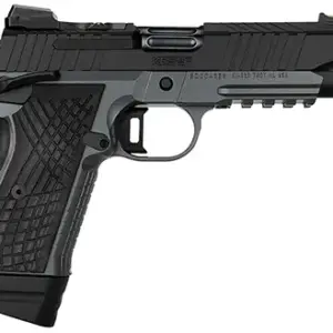 Kimber Mfg.,inc 3100021 KDS9C TFS 9mm 15+1 18+1 4.60" KimPro Gray/Black Front and Rear Serrations Stainless Steel G-10 Grip
