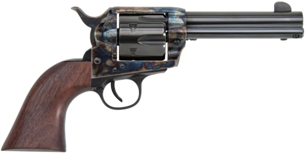Traditions SAT73002FT 1873  45 Long Colt 6rd 4.75" Color Case Hardened Walnut Grip