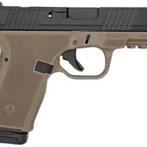 Black Rain Ordnance FL9MMFDEBLK   Compact Frame 9mm 15+1 4" Stainless Steel Slide