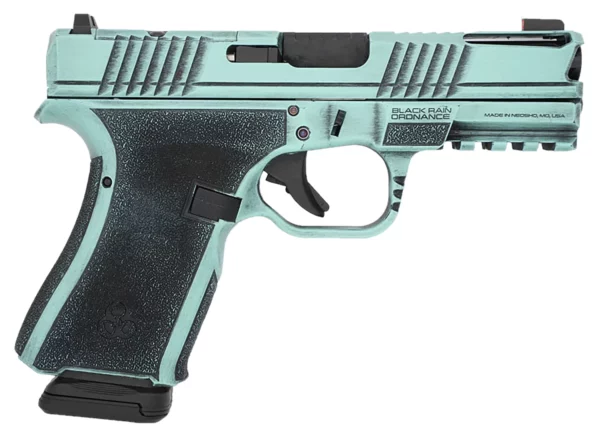 Black Rain Ordnance FLP9MMTBB   Compact Frame 9mm 15+1 4" Stainless Steel Slide