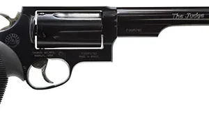 Taurus 2441061T Judge  45 Colt (LC)/410 Bore 5rd 6.50" Matte Black Oxide Steel Barrel, Cylinder & Frame, Black Ribber Grip, Exposed Hammer