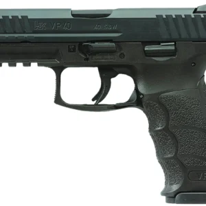 HK 81001161 VP40  40 S&W 10+1 4.09" Black Steel Barrel, Black Cerakote Serrated Steel Slide, Black Polymer Frame w/Picatinny Rail, Black Interchangeable Backstrap Grip