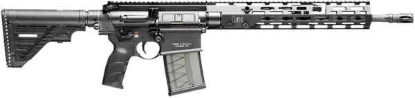 HK 81000830 MR762 A4 7.62x51mm 10+1 16.50" Black Threaded Barrel, Black Picatinny Rail, M-LOK Handguard, 9 Position Black Synthetic Stock, Black Finger Grooved Grip, Ambidextrous