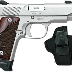 Kimber Mfg.,inc 3300250 Micro 9 RTC 9mm 7+1 3.15" Ramped Barrel Black KimPro II Flared/Lowered Ejection Port Stainless Steel Slide SS/Rosewood Grip