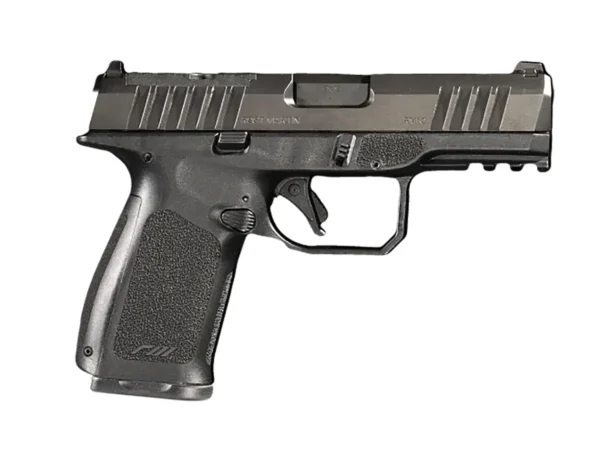 Rost Martin RM1CBLKOSP10CA RM1C  9mm 10rd 4" Black Tenifer Optic Ready/Serrated Black Frame RGT Grip