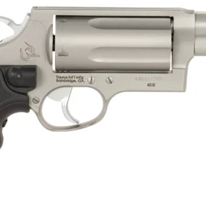 Taurus 2-441039MAGVL Judge w/Laser Compact 45 Colt (Long Colt)/410 Bore 3" Chamber 5rd 3" Stainless Steel Barrel, Cylinder & Frame, Viridian Laser, Transfer Bar Safety