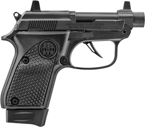 Beretta USA J20X22R8M3 20X Bobcat 22 LR 8+1 2.80" Black Steel Barrel, Black Inox ELS/Serrated Steel Slide, Black Polymer Frame w/Beavertail, Helica Texture Grip