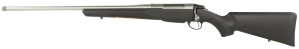 Tikka JRTXB47122MT T3 Lite Full Size 7mm PRC 3+1 22.40" Stainless Threaded Barrel, Drilled & Tapped Stainless Steel Receiver, Fixed Black Synthetic Stock, Left Hand