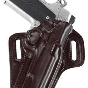 Galco CON266B Concealable  OWB Black Leather Belt Slide Fits 1911 Right Hand