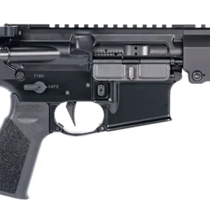 Geissele Automatics 08-518B Super Duty Mod 1 300 Blackout 8" Black Threaded Barrel, Black Aluminum Receiver w/Picatinny Rail, Synthetic SB Tactical SBA3 Brace, Black A17 Grip