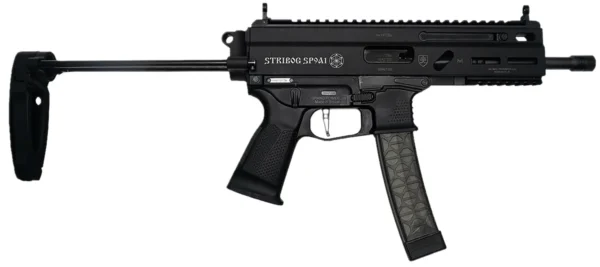 Global Ordnance LLC 850003223131 Grand Power Stribog SP9A1 9mm Luger 30+1 8" Black PDW Tailhook Brace