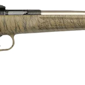 Crickett KSA2443 Gen2  Youth 22 LR 1rd 16.13" Stainless Single Shot Barrel, Stainless Steel Receiver, Tan w/Black Webbing Fixed Synthetic Stock
