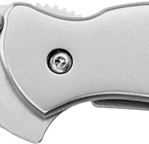 Kershaw 1600 Chive  EDC 1.90" Folding Drop Point Plain Bead Blasted 420HC SS Blade, Bead Blasted Stainless Steel Handle