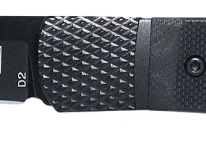 CobraTec Knives CTTHRG10BKO Trapper  Small 3.13" Folding Plain 154CM SS Blade, 4.25" Black G10 Handle