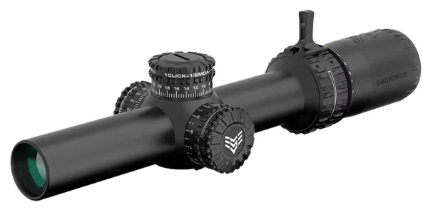 Swampfox Optics ARH16241-B Arrowhead  Black 1-6x24mm 30mm Tube Guerrilla Dot BDC Reticle