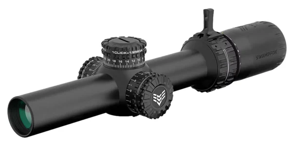 Swampfox Optics ARH11024-GM Arrowhead  Black 1-10x24mm 30mm Tube Guerrilla Dot MOA Green Reticle