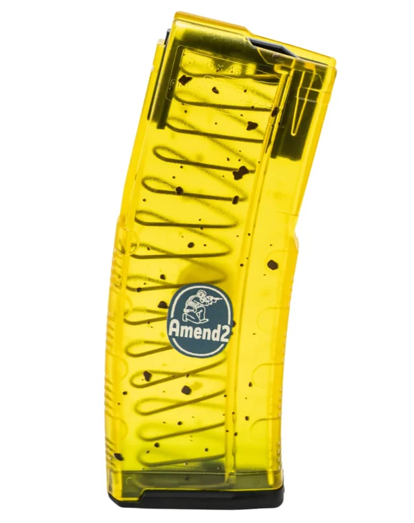 Amend2 556MODCBAN30 MOD-C Banana 30+1 5.56 NATO Fits AR-15 Yellow/Green Polymer