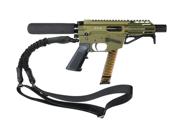 FREEDOM ORDNANCE FX9P4T-ODG FX9P  9mm Luger 31+1 4" OD Green Synthetic Pistol Tube